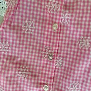 Little me pink dress